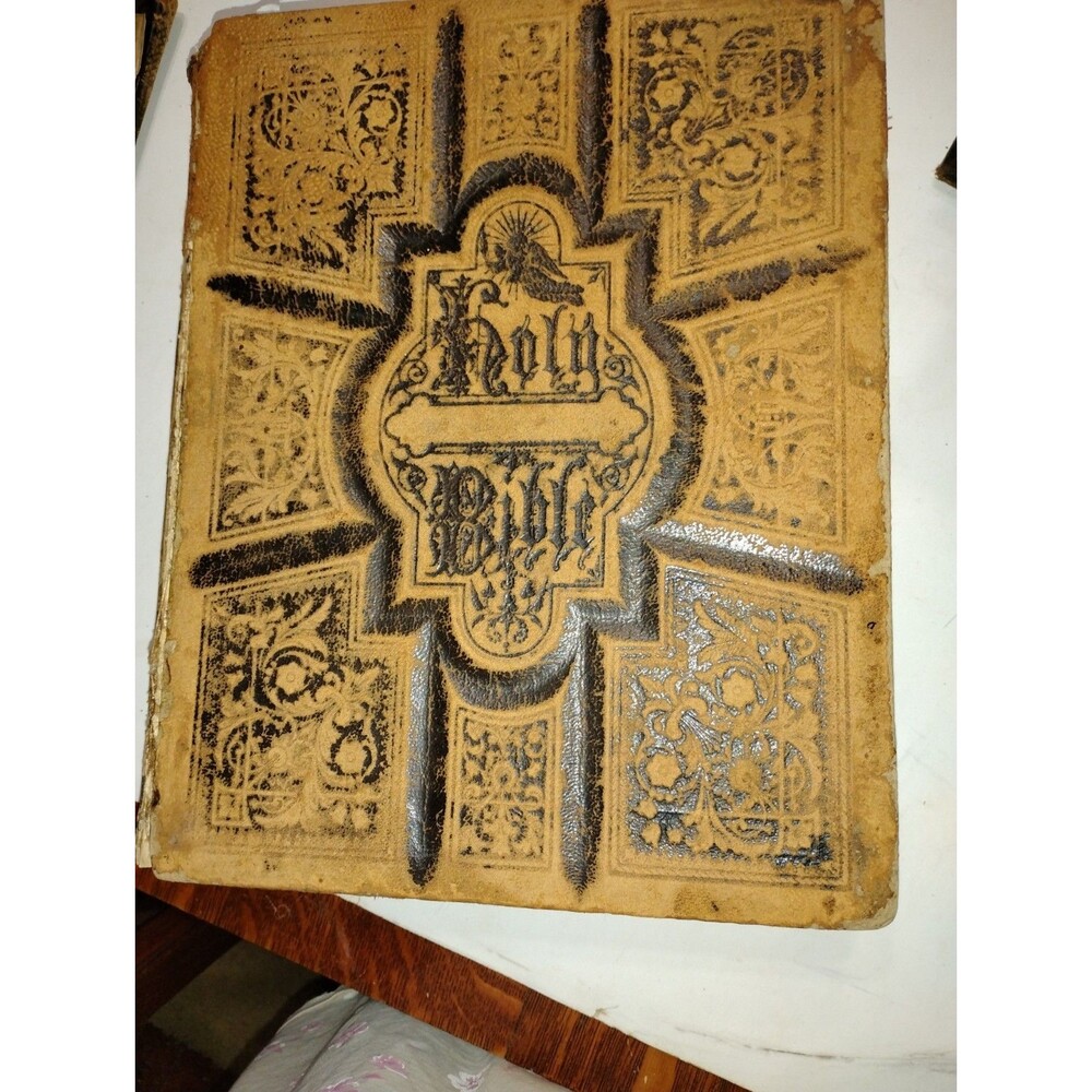 1877 AJ Holman Bible New Old Testament Apocryphal Groff/McCowan Very thorough.